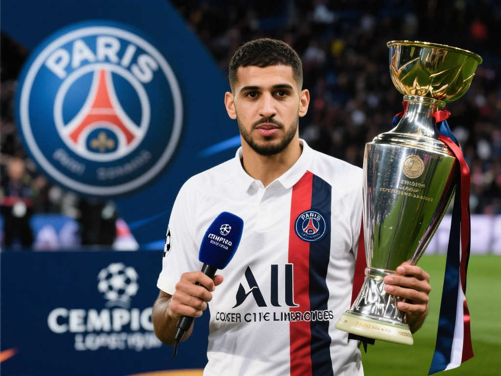 阿什拉夫：力争欧冠冠军献给巴黎，称多纳鲁马强于索默